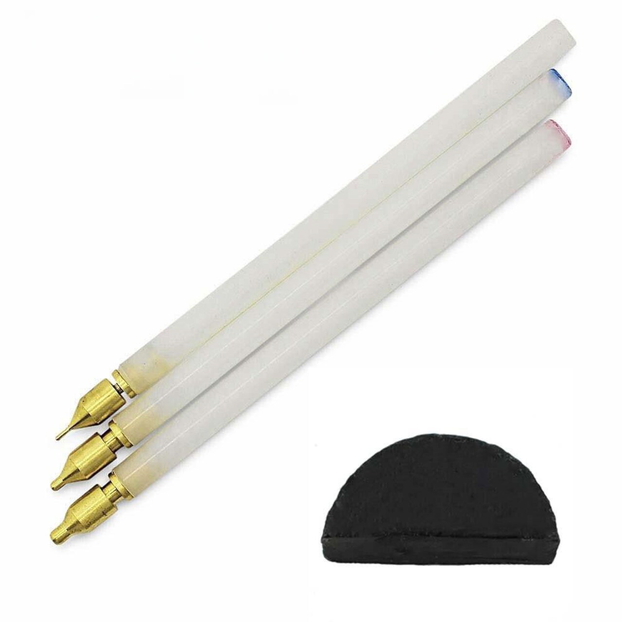 Set of 3 Traditional Drop Pull Tools with 5 Dyes for Eggs Decorating